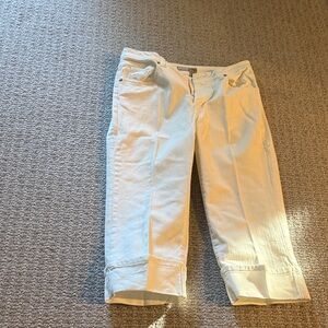 Chico's white denim Cotton Blend Pants